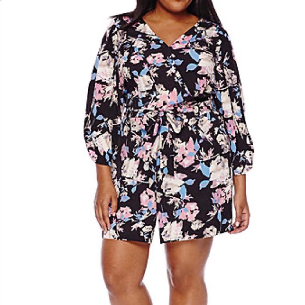 Boutique + Floral Romper